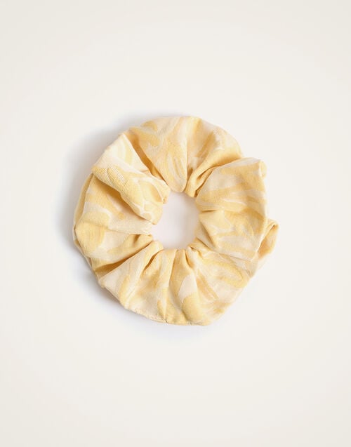 La Doublej Scrunchie Set Mixed Prints In Silk Twill & Jacquard