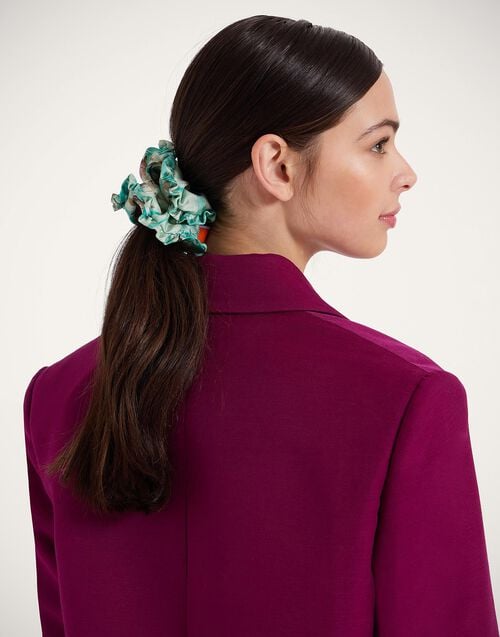 la doublej Scrunchie Set Mixed Prints in Silk Twill & Jacquard