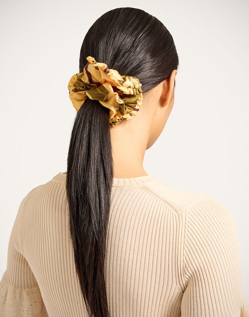 la doublej Scrunchie Set Mixed Prints in Silk Twill