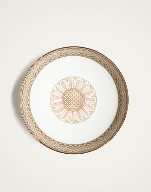 La Doublej Serving Bowl Odysseus Dusty Pink In Porcelain