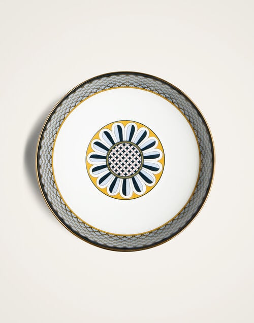 La Doublej Serving Bowl Odysseus Midnight Blue In Porcelain