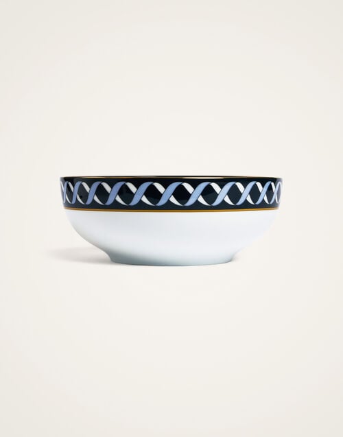 La Doublej Serving Bowl Odysseus Midnight Blue In Porcelain