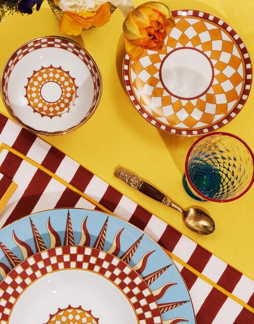 La Doublej Side Plates Set Of 2 Apollo Yellow In Porcelain