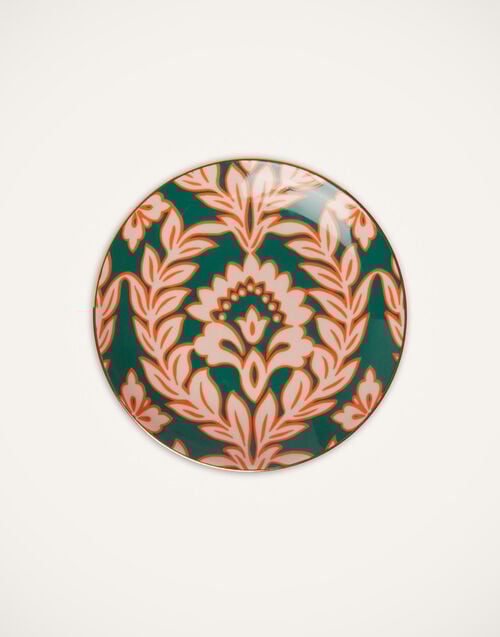 La Doublej Side Plates Set Of 4 Winter Garland In Porcelain