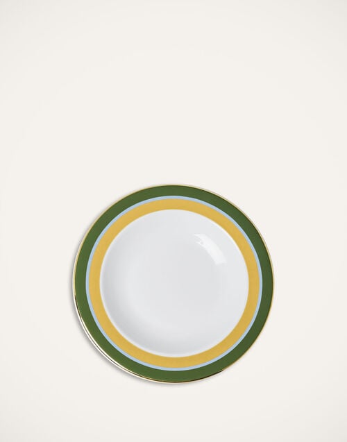 La Doublej Soup And Dinner Plates Set Roman Holiday Avorio In Porcelain