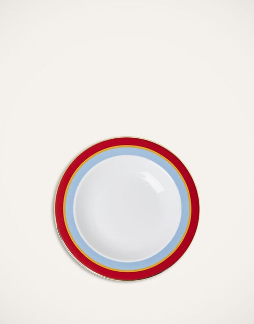 La Doublej Soup And Dinner Plates Set Roman Holiday Vino In Porcelain