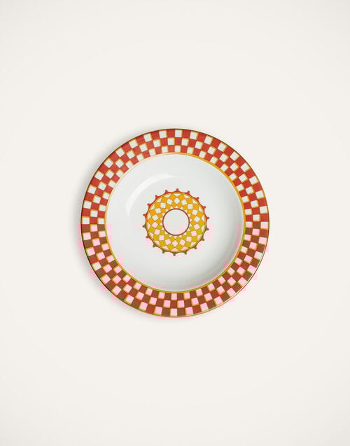 La Doublej Soup Plates Set Of 2 Apollo Brick In Porcelain