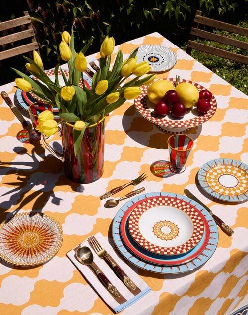 La Doublej Soup Plates Set Of 2 Apollo Brick In Porcelain