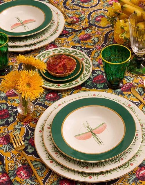 La Doublej Soup Plates Set Of 2 Libellula In Porcelain