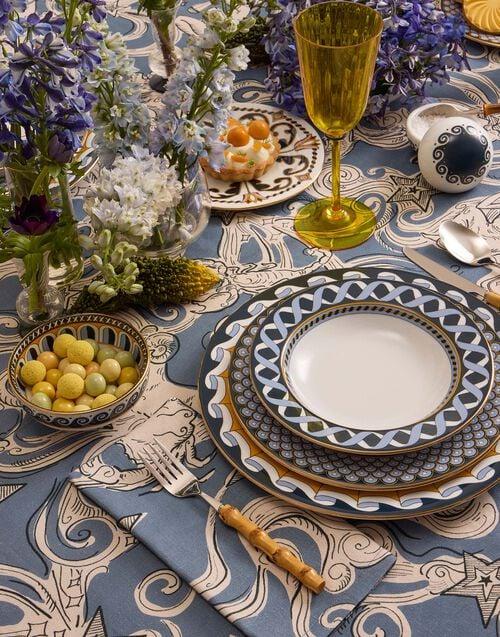 La Doublej Soup Plates Set Of 2 Odysseus In Porcelain