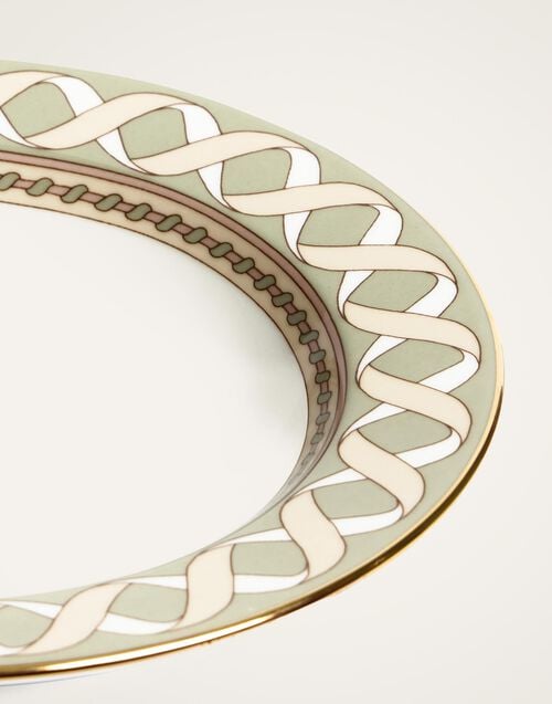 La Doublej Soup Plates Set Of 2 Odysseus Pistachio In Porcelain