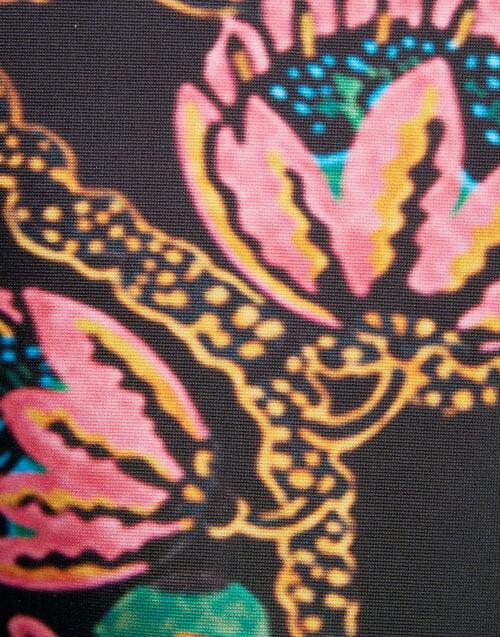 La Doublej Stretch Boots Eve Black In Elastic Lycra