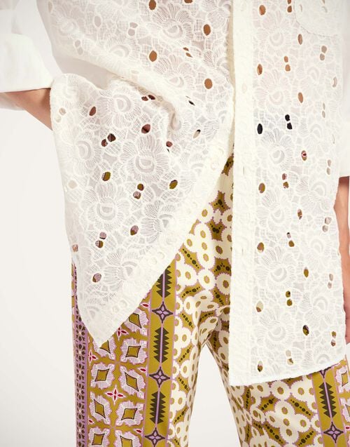 La Doublej Stretch Pants Pagoda Placée Pink In Envers Satin