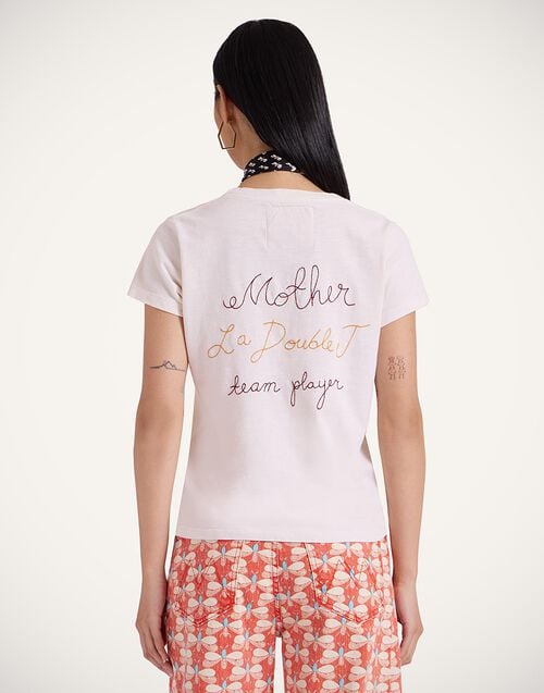 La Doublej The Sinful T-Shirt Team Player White In Jersey