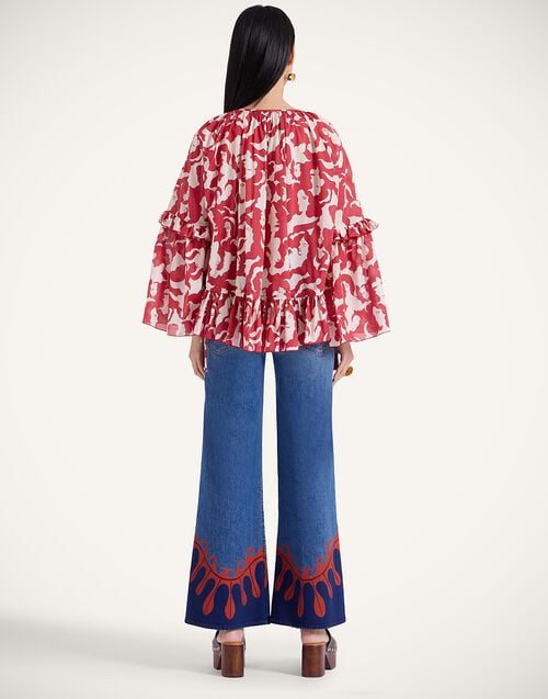 La Doublej The Tomcat Roller Jeans Deep In The Pacific Blue In Denim