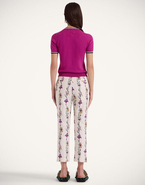 La Doublej Torero Pants Mini Iris Ivory In Rustic Cotton