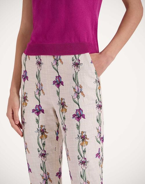 La Doublej Torero Pants Mini Iris Ivory In Rustic Cotton