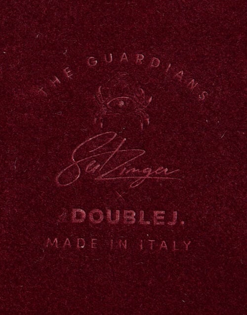 La Doublej Trinket Tray The Mermaid Bordeaux In Porcelain