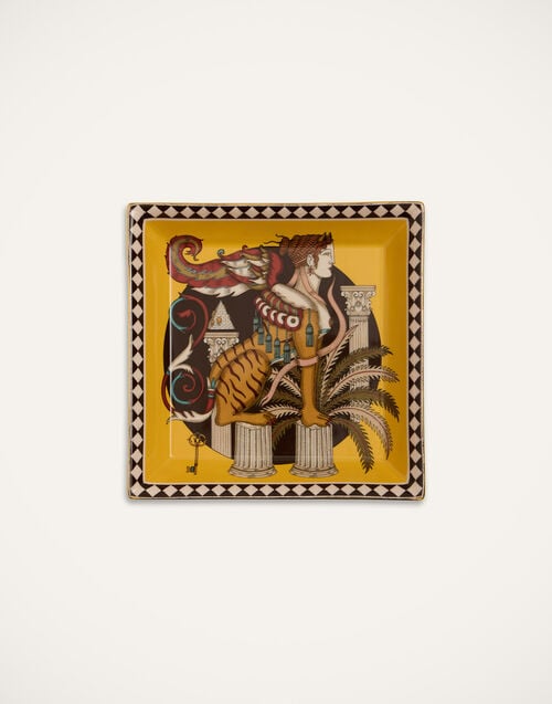 la doublej Trinket Tray The Sphynx Saffron in Porcelain