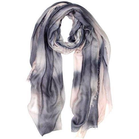 la fiorentina Delicate Striped Modal Scarf - Pink/Blush
