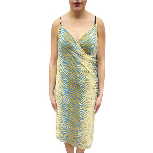 la fiorentina Animal Print Beach Cover Up - Natural