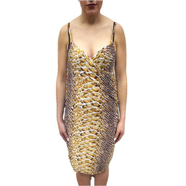 la fiorentina Animal Print Beach Cover Up - Snake
