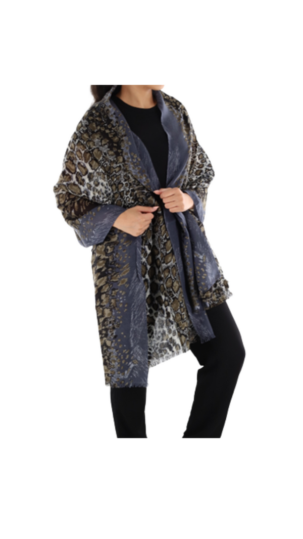 La Fiorentina Animal Print Scarf