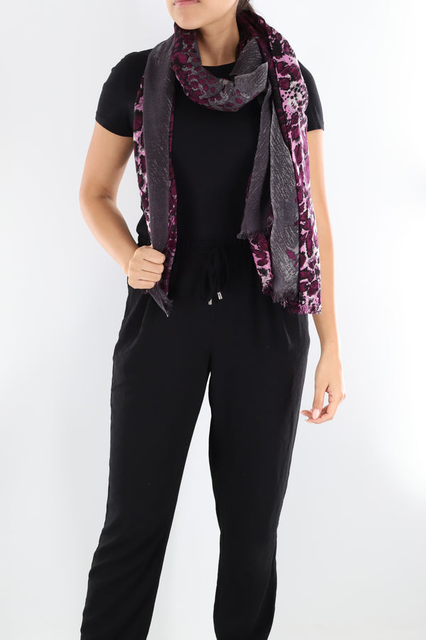 La Fiorentina Animal Print Scarf