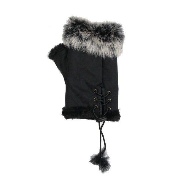 La Fiorentina Black Sheep Skin Hand Gloves