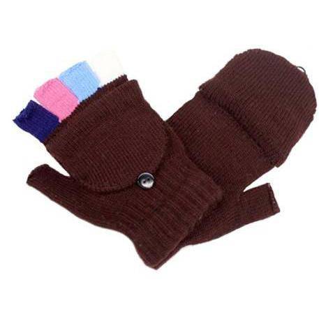 la fiorentina Brown Finger Pop Top Mitten