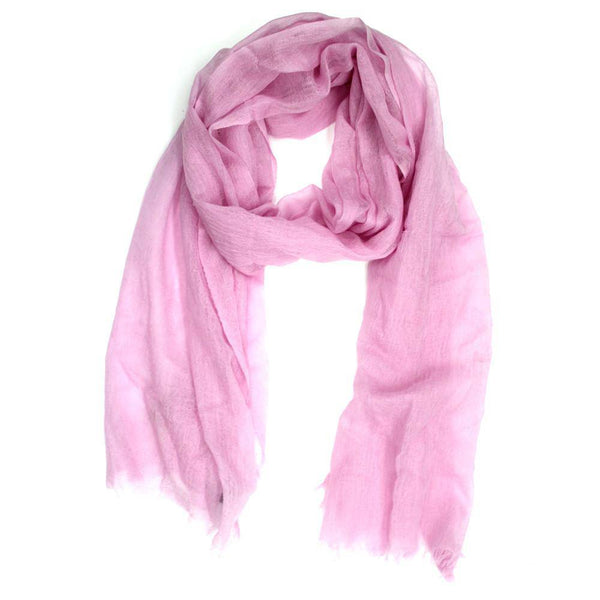 la fiorentina Cashmere Blend Scarf - Light PInk