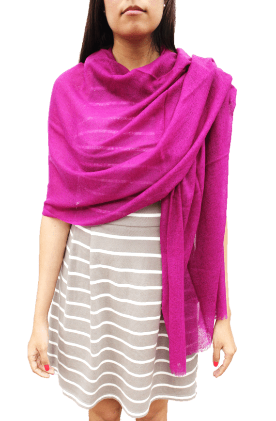La Fiorentina Cashmere Wrap - Purple