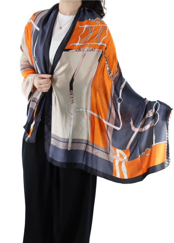 La Fiorentina Chain Pattern Scarf