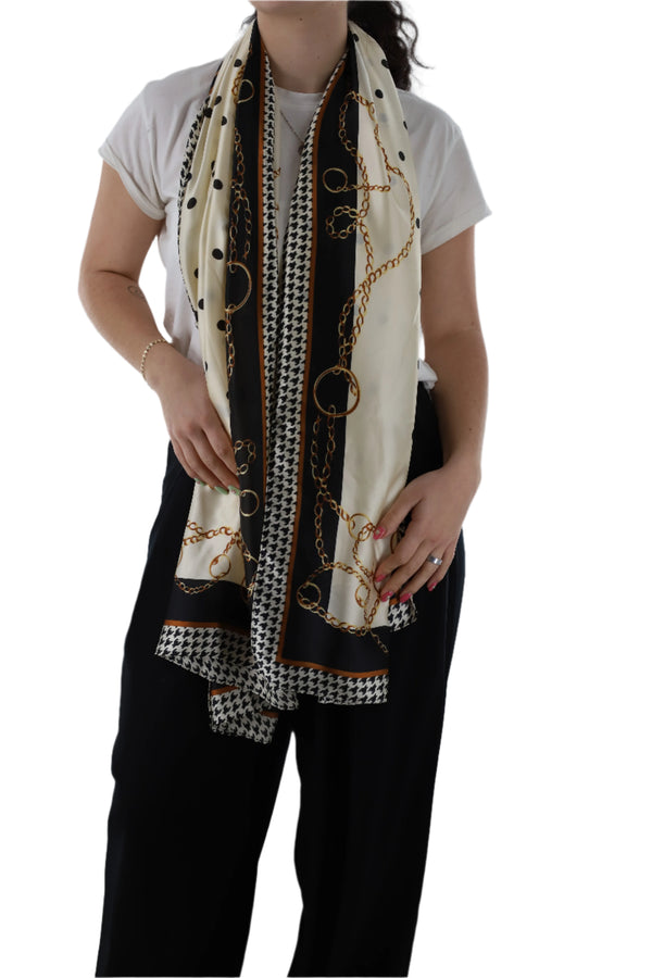 la fiorentina Chain Pattern Scarf