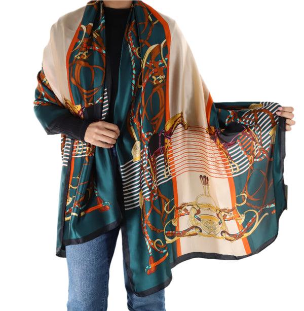 la fiorentina Chain Print Scarf