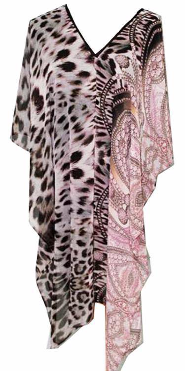 La Fiorentina Cheetah Beach Cover Up