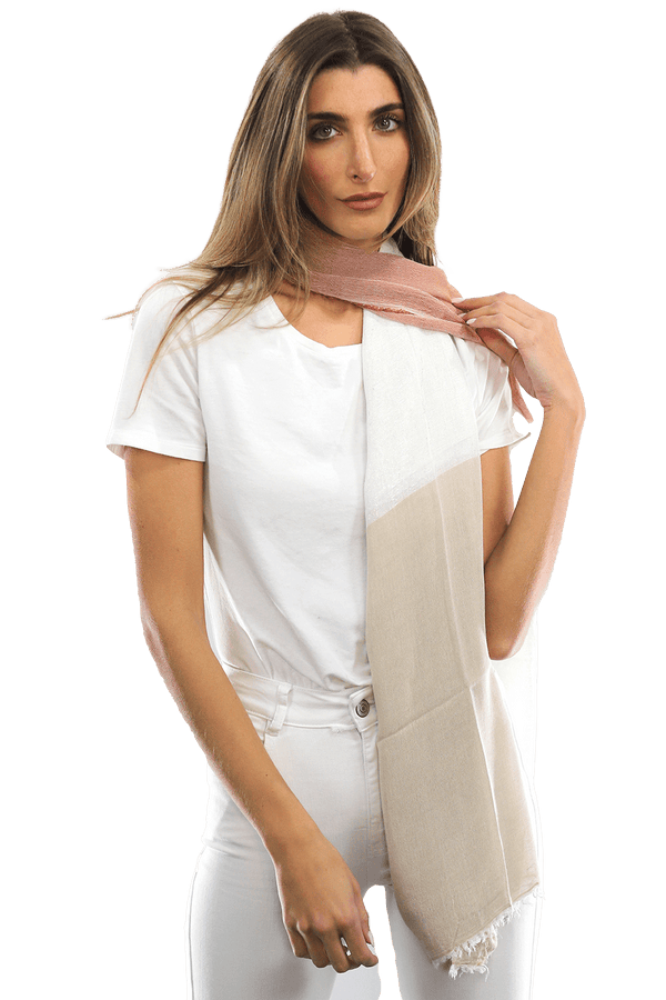 la fiorentina Color Block Scarf with Lurex