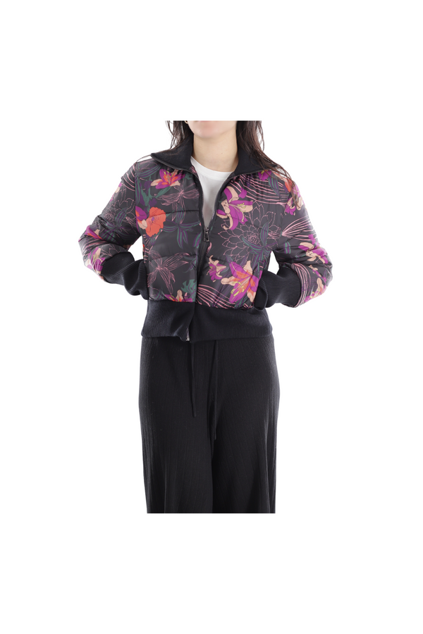 la fiorentina Cropped Printed Jacket la fiorentina Cropped Printed Jacket