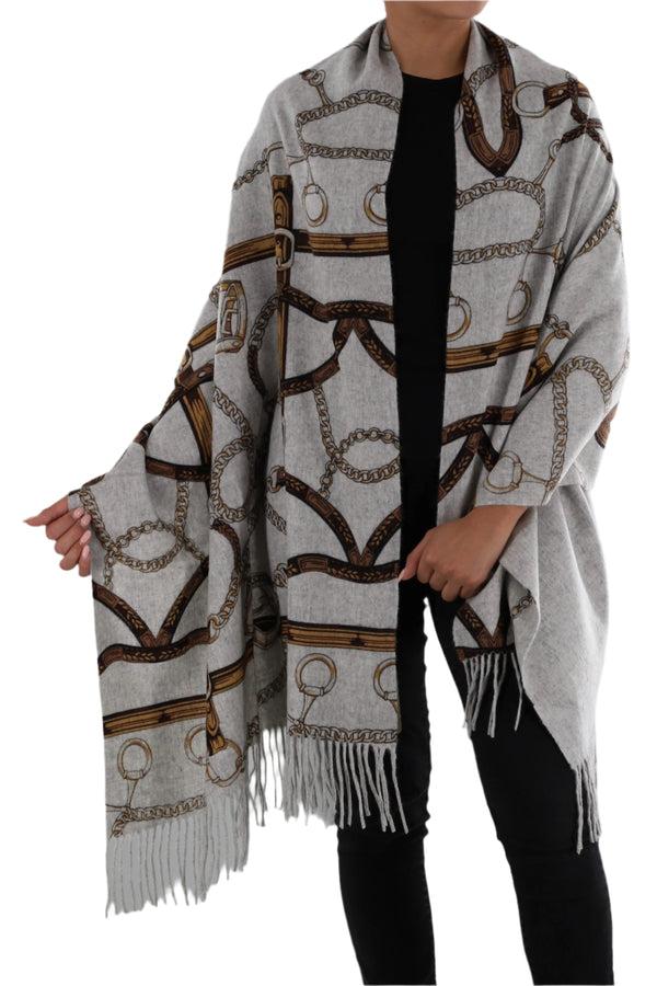 La Fiorentina Equestrian Print Wrap