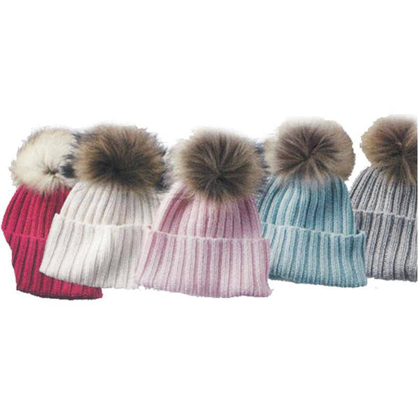 la fiorentina Faux Fur Pom Hat