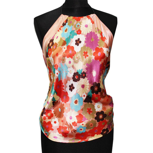 la fiorentina Floral Halter Top Scarf