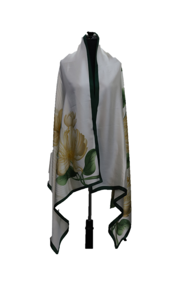 La Fiorentina Floral Pattern Scarf