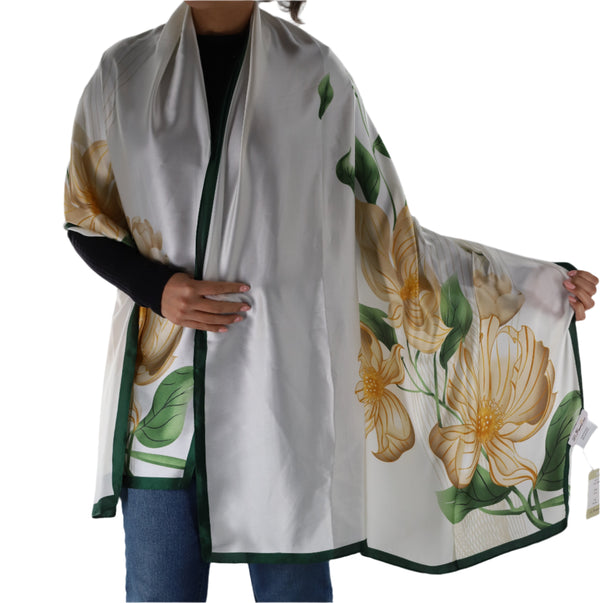 la fiorentina Floral Pattern Scarf