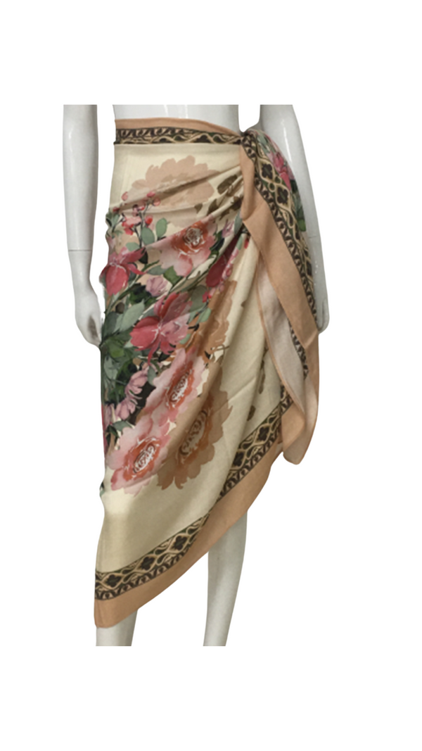 la fiorentina Floral Print Sarong