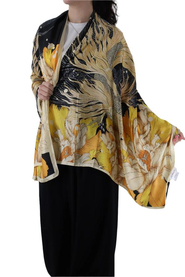 La Fiorentina Floral Print Scarf