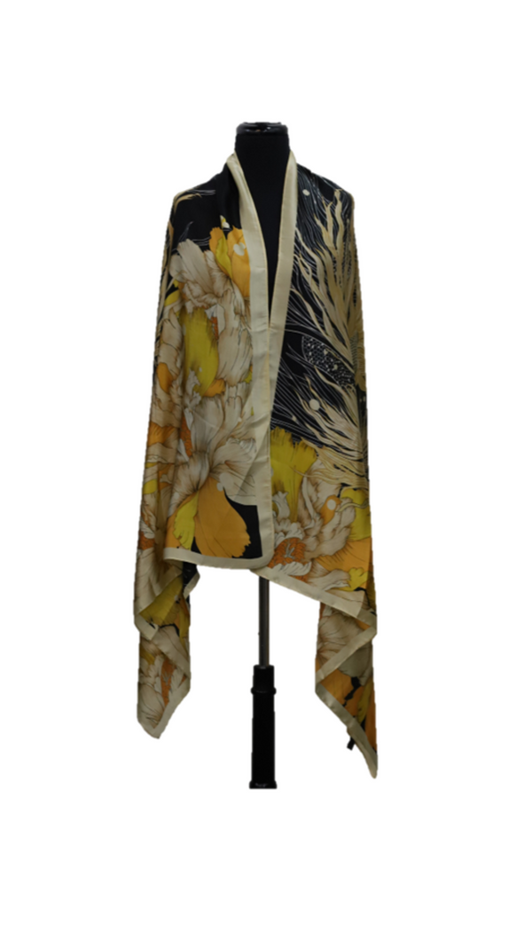 la fiorentina Floral Print Scarf