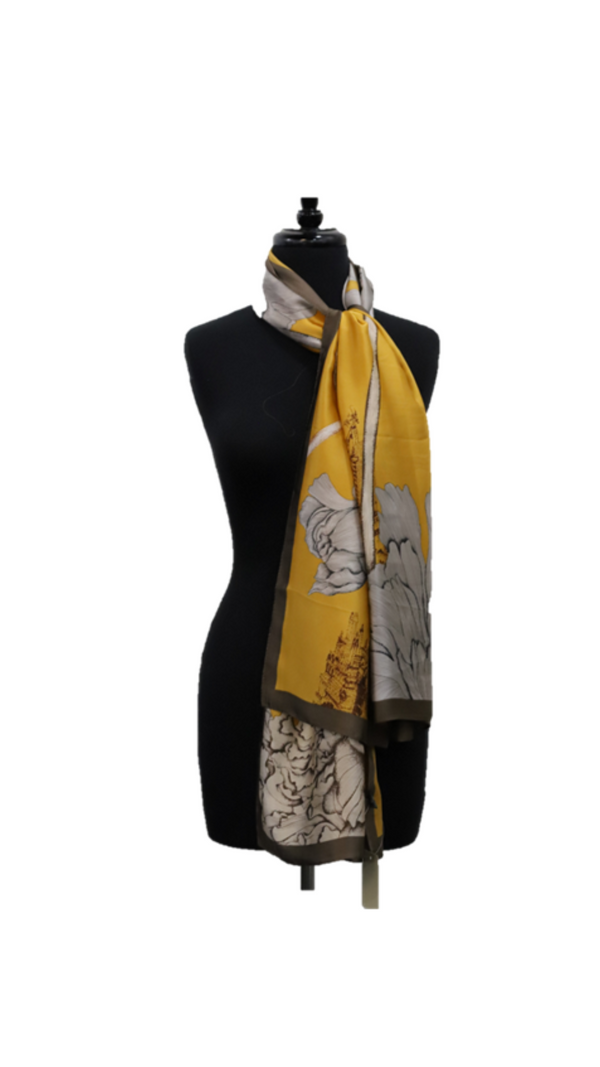 La Fiorentina Floral Scarf