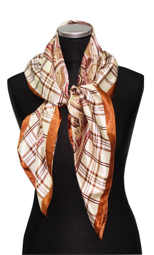 La Fiorentina Halter Top Scarf - Light Brown