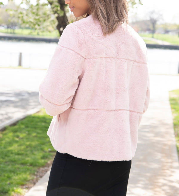 La Fiorentina La Fiorentina | Faux Fur Jacket | Pink
