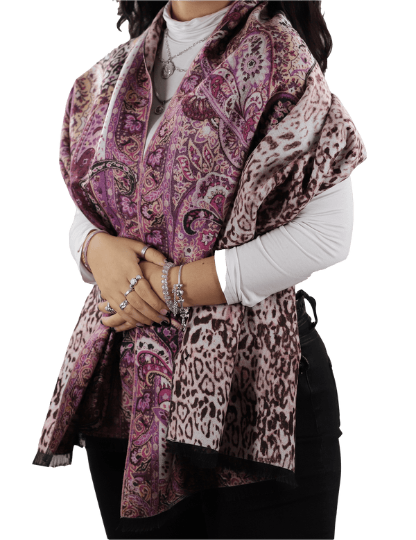 la fiorentina La Fiorentina | Reversible Wrap - Plum